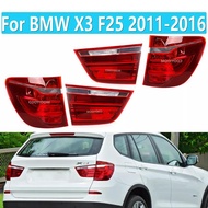 1Set 4Pcs For BMW X3 F25 2011-2016 Car LED Rear tail light Tail Stop Brake Lights Rear Turn Signal Fog lamp Tail light A