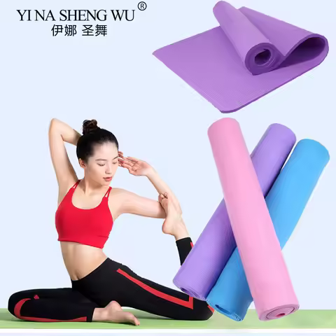 6MM Thick Yoga Mat Anti-skid Sports Fitness Mat EVA Comfort Foam Yoga Matt for Exercise, Yoga, and P