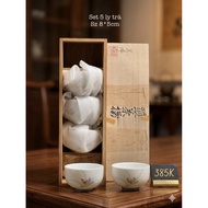 Set of 3 tea cups