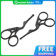 Camping Moon A122 Stainless Steel Nose Hair Eyebrow Ear Hair Trimming Scissors