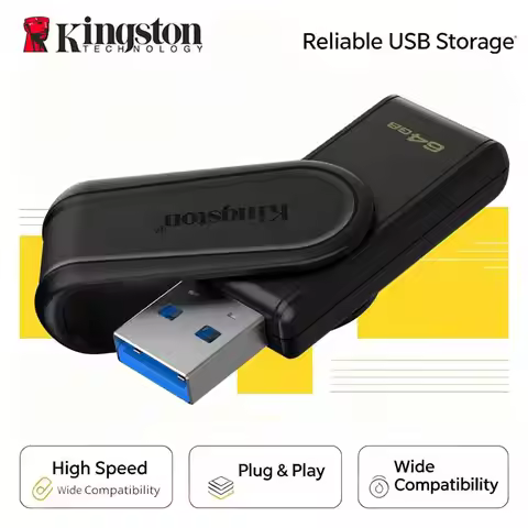 Original Kingston 3.2 Gen 1 USB Flash Drive Portable 64G 128G 256G 512G Interface Suitable Use Avail
