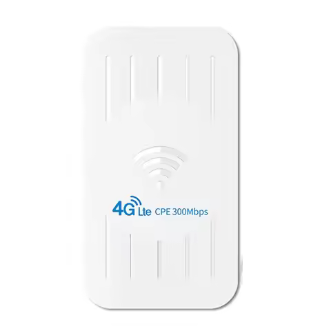 AU40!!Outdoor 4G Wireless Router IP65 Waterproof 4G CPE 300Mbps Support POE Power Supply With SIM Ca