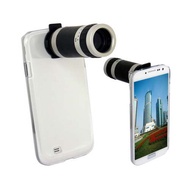 8X Zoom Lens Phone Telescope + Crystal Case for Samsung Galaxy Mega 6.3 / i9200