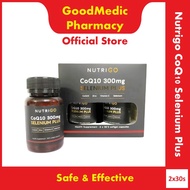Nutrigo CoQ10 300mg Selenium Plus Softgel Capsule (2x30s)