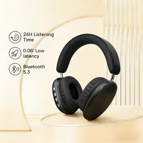 TD-20 Wireless Headphone 3D Spatial Audio Earphone Bluetooth 5.3 Headset 40mm Driver Over Ear Headph