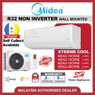 Midea R32 Air-conditioner Xtreme Cool MSAG Non-inverter AIRCOND 1.0HP 1.5HP 2.0HP 2.5HP Self Pickup Seller delivery