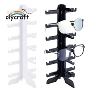 1bag 2 sets 2 colors Acrylic Display Frame Six Tiers for Glasses Display Mixed color 16x9.7x35.7cm