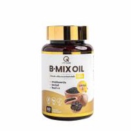 QTY CARE B-mix oil น้ำมันงาดำ งาขี้ม้อนและกระเทียมดำสกัด บรรจุ 60 เม็ด (341021-618608010)