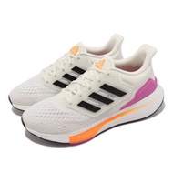 Qixing ADIDAS EQ21 RUN Women's Shoes Sports Lightweight Breathable Shock Absorber White Orange Pink 
