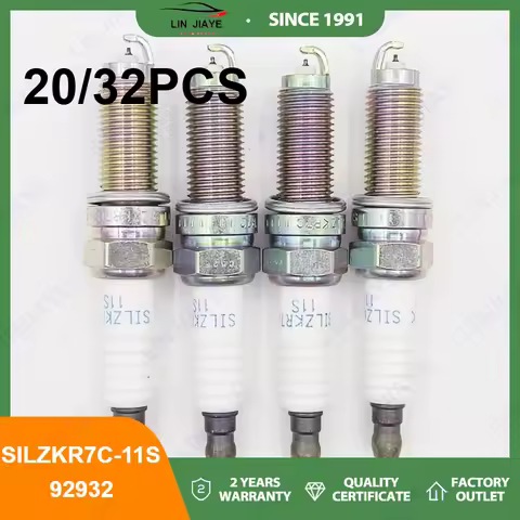 20/32PCS SILZKR7C-11S 92932 Iridium Spark Plug Candles For Honda Civic FB1 FB2 Accord CRV 1.6L 1.8L 