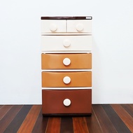 Jio ตู้ลิ้นชักพลาสติก 5 ชั้น หน้ากว้าง 56 ซม.ตู้ลิ้นชักพลาสติก รุ่น D10