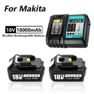 Makita 18V 18000mAh Bl1860 Lithium Ion Rechargeable Battery for 18V BL1840 BL1850 BL1830 Bl1860B