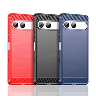 For Cover Sony Xperia 10 VII Case For Sony Xperia 10 VII Anti-knock Silicone Carbon Fiber Back Case 