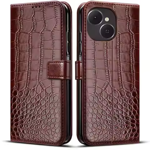 Flip Leather Case For Tecno Spark 40C 6.67" 2025 Tecno Spark 40C Spark40C KM4K Card Holder Phone Cov