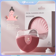 HIR-0100 2-in-1 Silicone Facial Cleanser Deep Pore Cleaning Brush Gua Multipurpose Facial MassageSHA