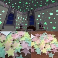 Hello Sticker Glow In The Dark STAR Creative Wall Sticker/ Glow Wall Decals/ - 60 PCs