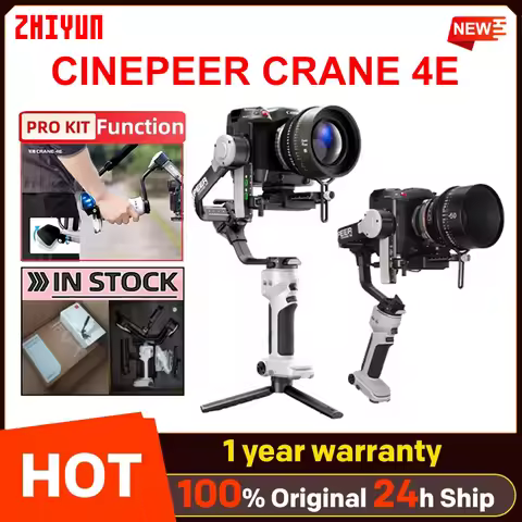 ZHIYUN CINEPEER CRANE 4E Camera Gimbal Stabilizer 3-Axis Handheld for DSLR Mirrorless Cameras for So