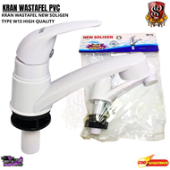 Kran Wastafel PVC Putih Tancap New Soligen W15 / Keran AIr Wastafel Warna Putih NEW SOLIGEN W15 Kuat