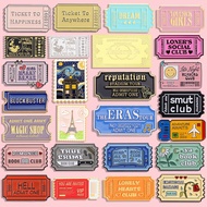 38 Styles of Cartoon Stamps/concert Tickets Enamel Brooches Late Night Readers VIP Backpack Badges C