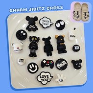 Charm sticker 3D attached to slippers model A45