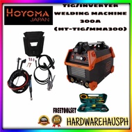 HOYOMA Japan 300A 5.0mm Inverter TIG Welding Machine (HT-TIG/MMA300)FREETOOLSET