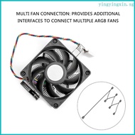 YIN Durability ARGB Sync Extension Cord 3PIN for ARGB Fan Hookup ARGB Splitter Cable