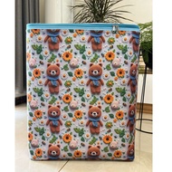 Source Cartoon Bear Three-Layer Thickened Storage Bag Fabric Clothes Quilt Organizer Bag with Zipper