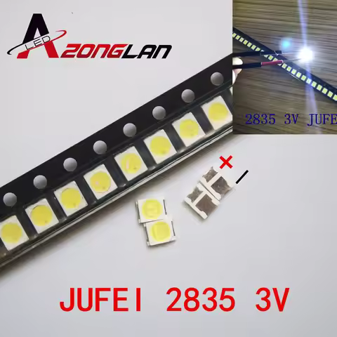 FOR 1000PCS JUFEI LED Backlight 1210 3528 2835 1W 3V 84LM Cool white LCD Backlight for TV TV Applica