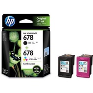 HP678 Original Ink Cartridge - Combo Pack (Black+Tricolor)