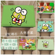 S-T💛Cartoon Keroppi Cushion Bench Plastic Stool Square Stool Chair Cushion Factory Work Seat Cushion Sitting for a Long