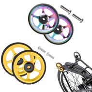 【FEELING】Lightweight Aluminum Alloy Easy Wheel for Brompton Folding Bike Stable &amp; DurableFAST SHIPPING