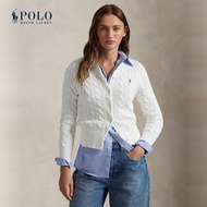 Polo Ralph Lauren เสื้อคาร์ดิแกนผู้หญิง รุ่น WMPOSWENDW20387 สีขาว
