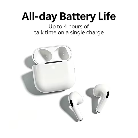TWS Wireless Bluetooth Earphones ANC Noise Reduction earbuds With Microphone for iOS Android PC