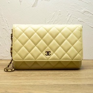 Chanel woc芯片 淡黄色 荔枝皮