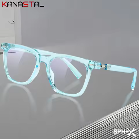 Men Prescription Reading Glasses CR39 Optical Lenses Myopia Eyewear Women Blue Light Blocking TR90 M