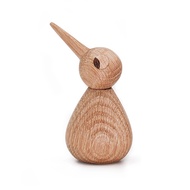 Spiked-Billed Bird Gift of Pure Handmade Solid Wood Decoration in Nordic Denmark Puppet Wood Carving
