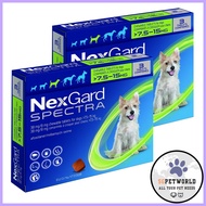 Nexgard Spectra for Medium Dogs 7.6 to 15 Kg (Green) 6 Chews (Expiry- Jan-25)