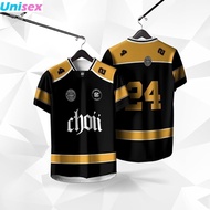 2025 Summer Choii Retro Collar Viral Jersey Thailand Viral Custom Jersey Ootd Collar Men's Short Sle