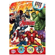 bongkoch AVENGERS Children's Book-FIGHT + Jigsaw Candle Color And Sticker