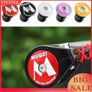 MUQZI 2pcs Grips Bar End Stoppers Handle Bar Plugs Cover for Mountain Road Bike