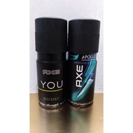 【Hot sale】Axe You / Apollo Deodorant Body Spray 150Ml