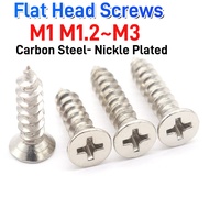 Nickel-plated Self-Tapping Phillips Flat Head Screw /Countersunk Head Screw/Wood Screw/Metal Screw M