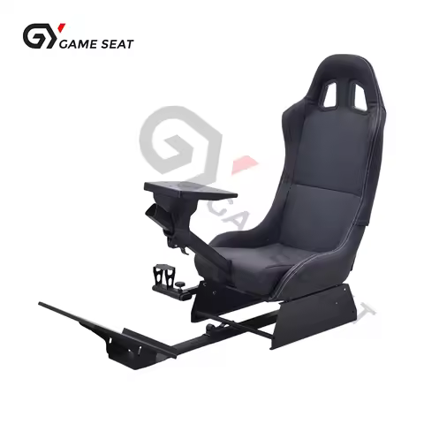 GY014 Foldable Sim Racing Game Simulator Cockpit Driving Simulator Chair For PC G25 G27 G29 Thrustma