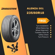 NEW TYRE 235/60R18 ALENZA 001 BRIDGESTONE (2023)