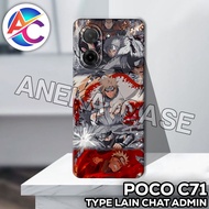 AC10/Case poco C71/ ANIME Motif/softcase poco C71/casing poco C71/silicone poco C71