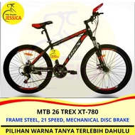 CUCI GUDANG Sepeda Gunung MTB 26 Trex XT-780 21 speed murah