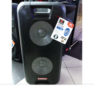 Speaker Portable Wireless Meeting Asatron HT-8872 UKM ( 2 X 10" )