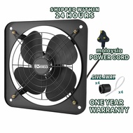 BS BOSS exhaust fan 8-24 inch Wall Type Light Duty Industrial kitchen ventilation fan kipas ekzos
