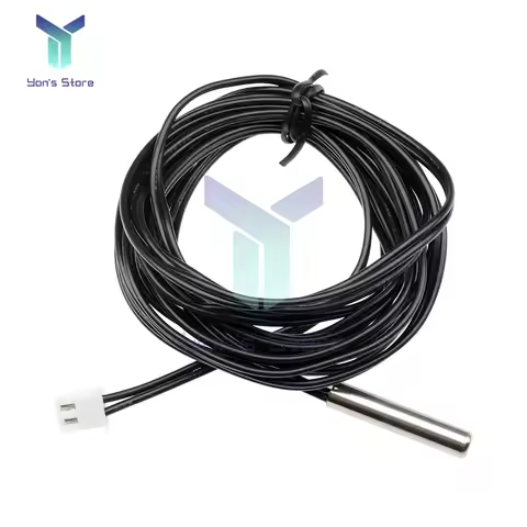 100/200cm 2 Meter Waterproof NTC 10K 1% 3950 Thermistor Accuracy Temperature Sensor Wire Cable Probe