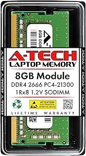 A-Tech 8GB RAM Replacement for Samsung M471A1K43CB1-CTD | DDR4 2666MHz PC4-21300 1Rx8 1.2V SODIMM 26